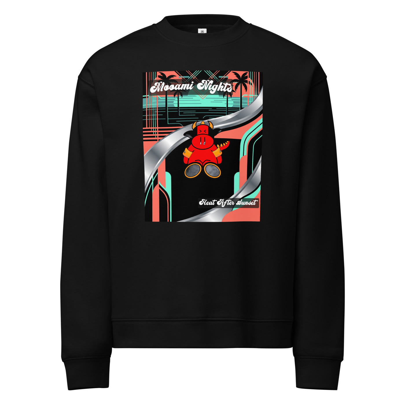 Pocket Cows Unisex Relax Crew Neck Sweatshirt — Design 272