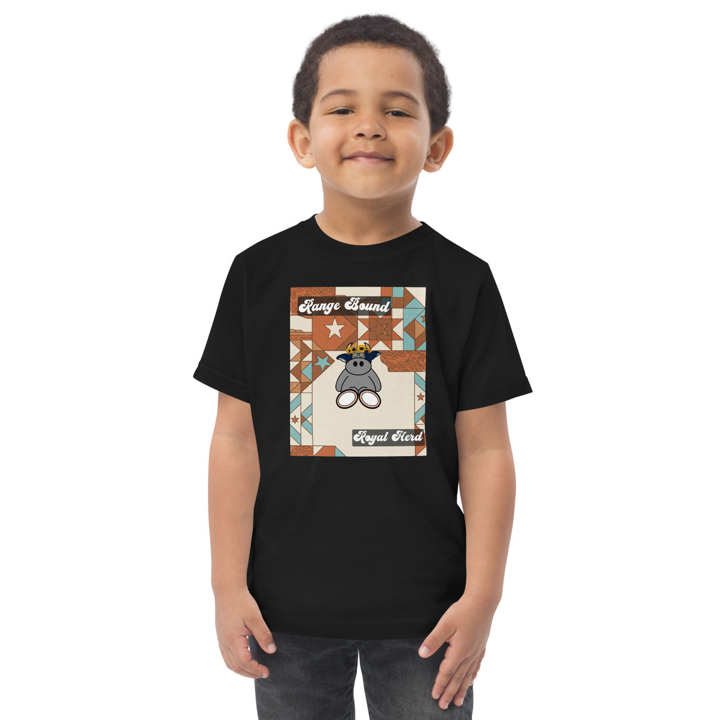 Pocket Cows Toddler Jersey T-Shirt — Design 258
