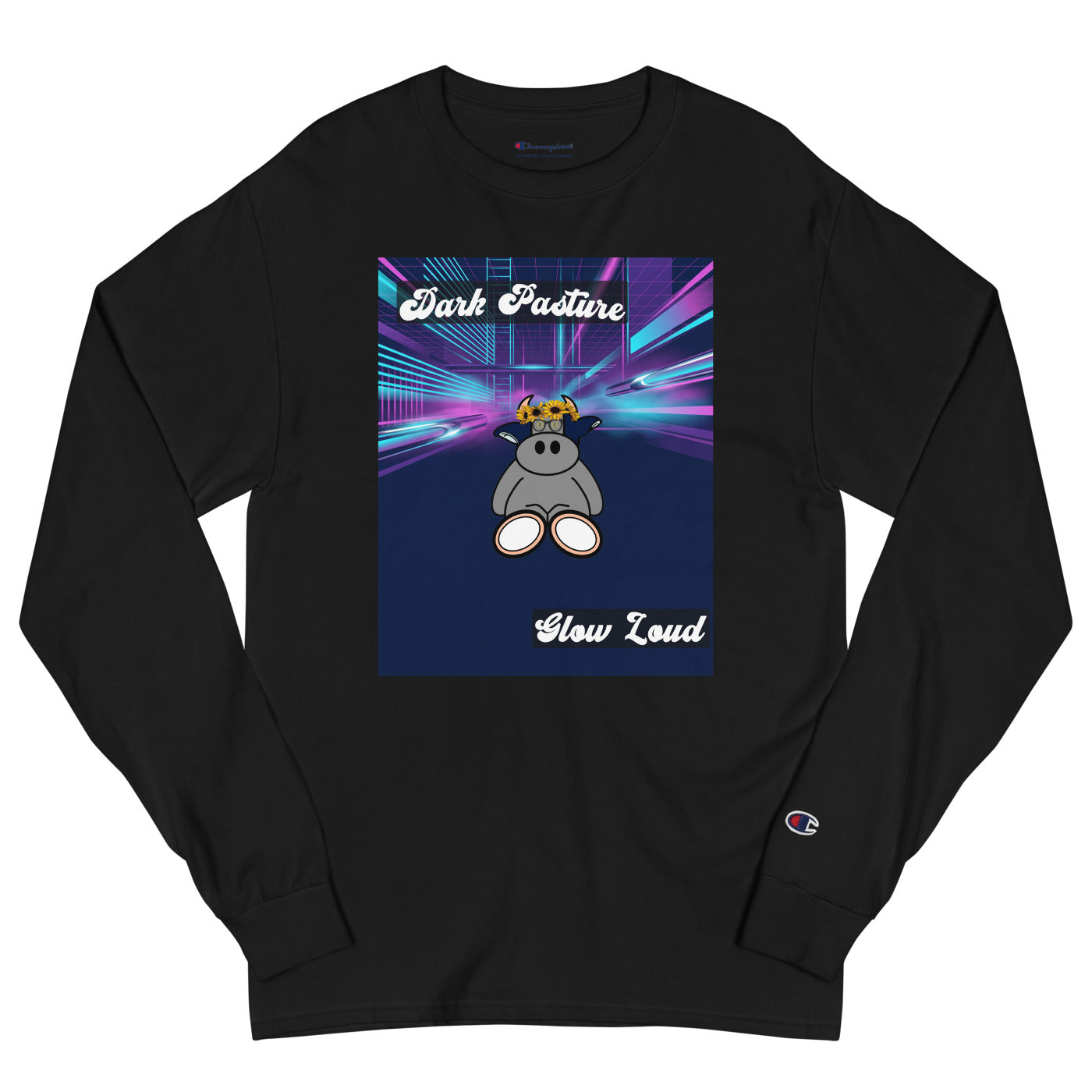 Pocket Cows Men’s Long Sleeve T-Shirt — Design 255