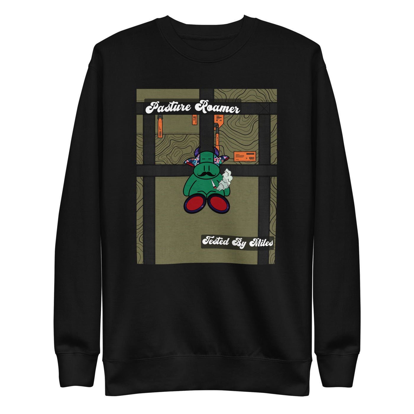 Pocket Cows Crewneck — Built To Roam — Design 737
