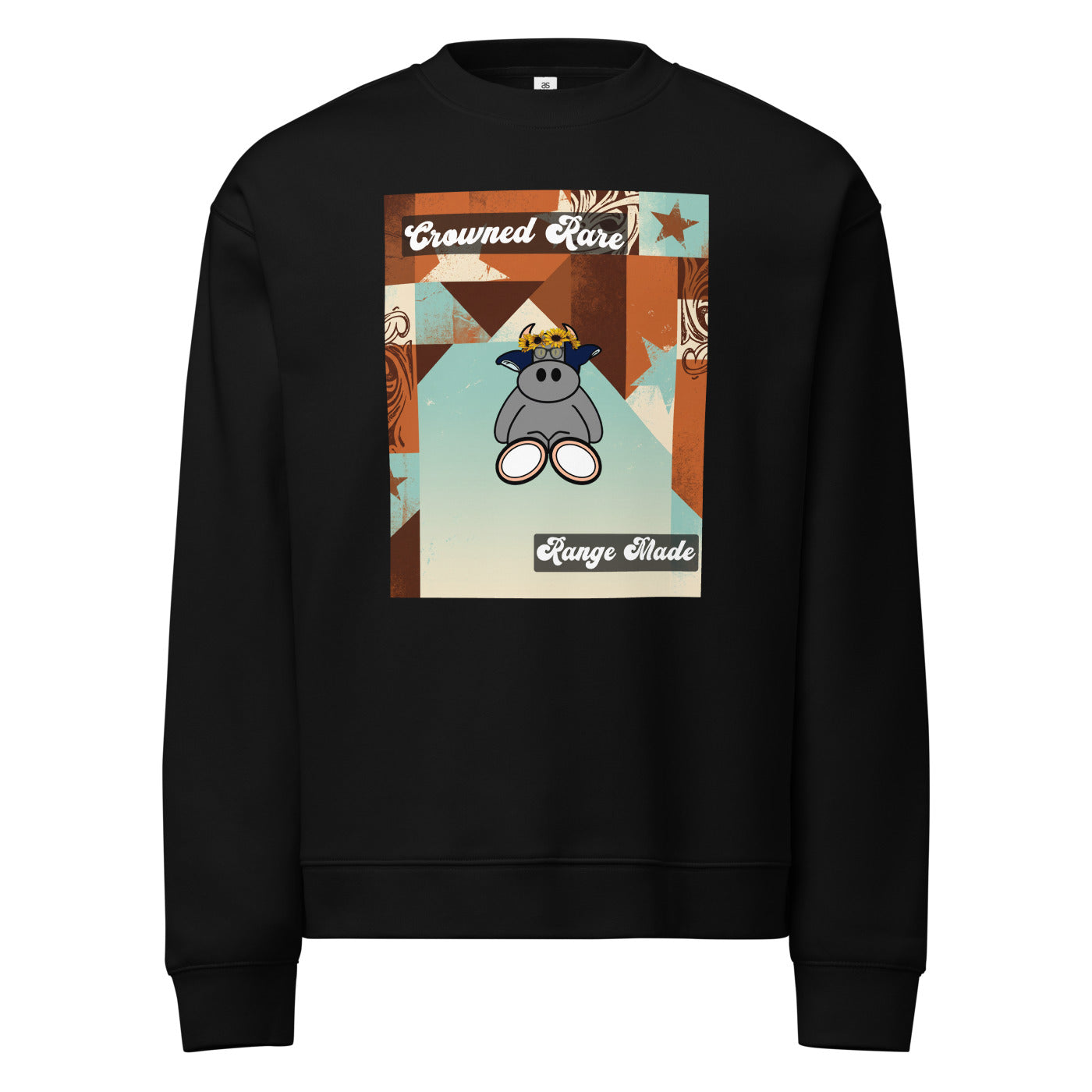 Pocket Cows Unisex Relax Crew Neck Sweatshirt — Design 260