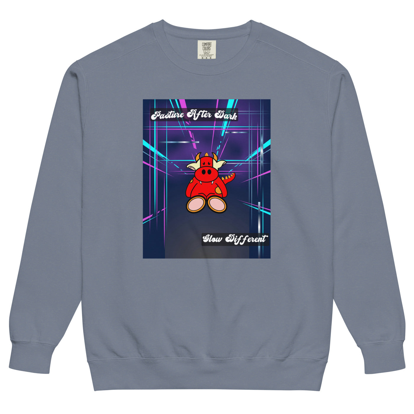Pocket Cows Unisex Garment-Dyed Sweatshirt — Design 273