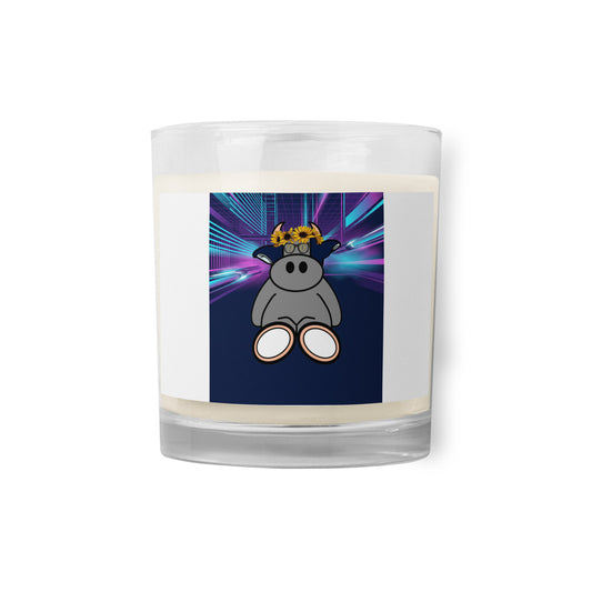 Pocket Cows Glass Jar Soy Wax Candle — After Hours — Design 255
