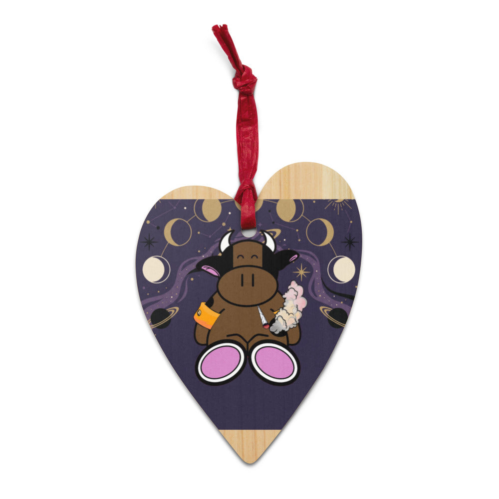 Pocket Cows Wooden Ornaments — Written In The Herd — Design 768
