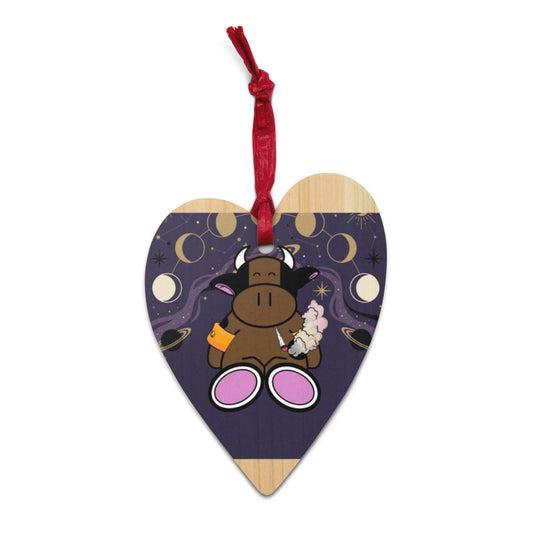 Pocket Cows Wooden Ornaments — Written In The Herd — Design 768