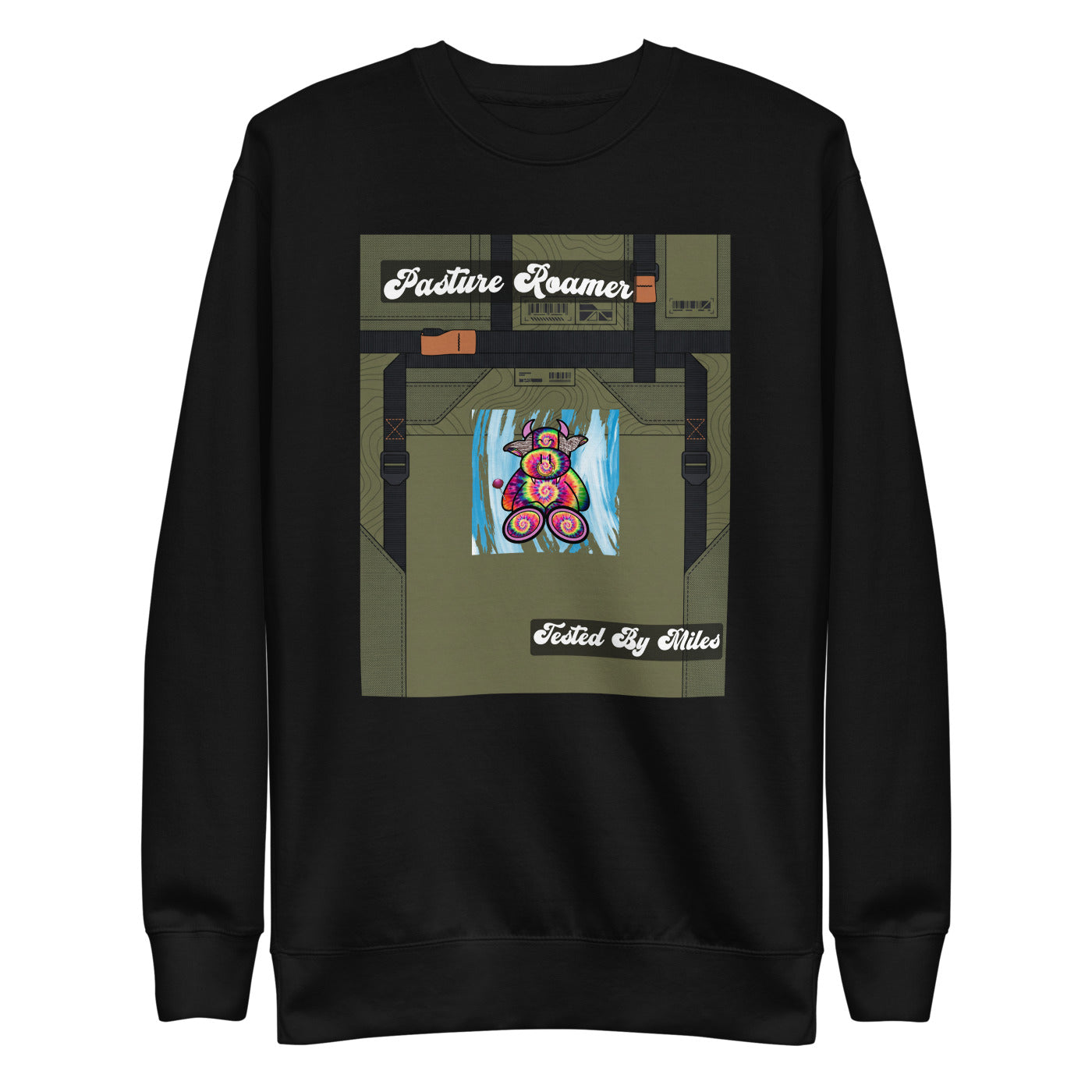 Pocket Cows Crewneck — Built To Roam — Design 720