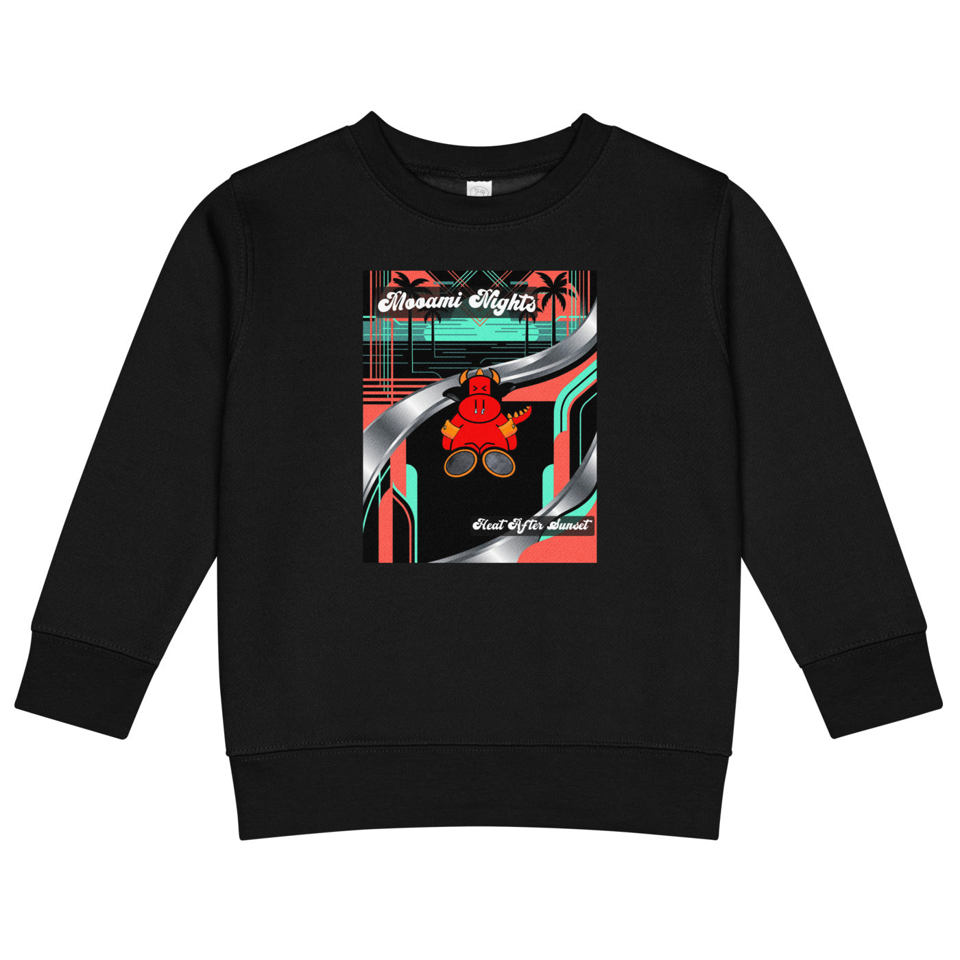 Pocket Cows Kids Crew Neck Sweatshirt — Design 272