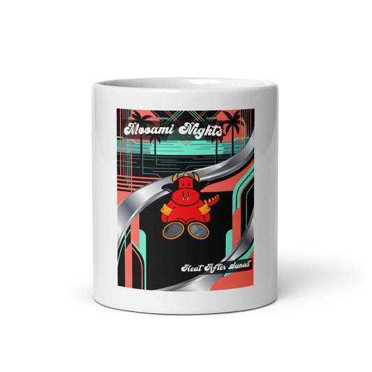 Pocket Cows White Glossy Mug — Pasture Vice — Design 272