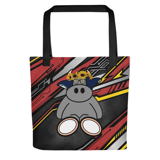 Pocket Cows All-Over Print Tote Bag — Full Throttle — Design 265