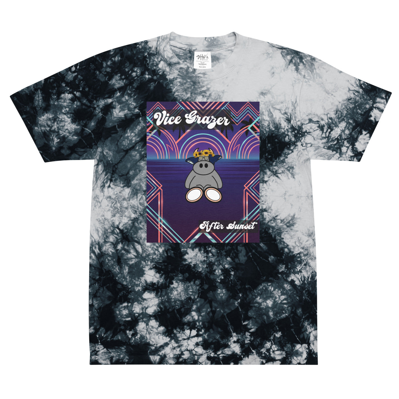 Pasture Vice Unisex Oversized Tie-Dye T-Shirt | Shaka Wear SHHTDS