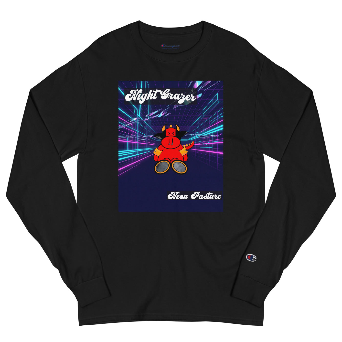 Pocket Cows Men’s Long Sleeve T-Shirt — Design 250