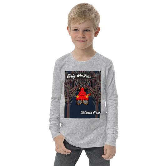 Pocket Cows Youth Long Sleeve Tee — Design 270