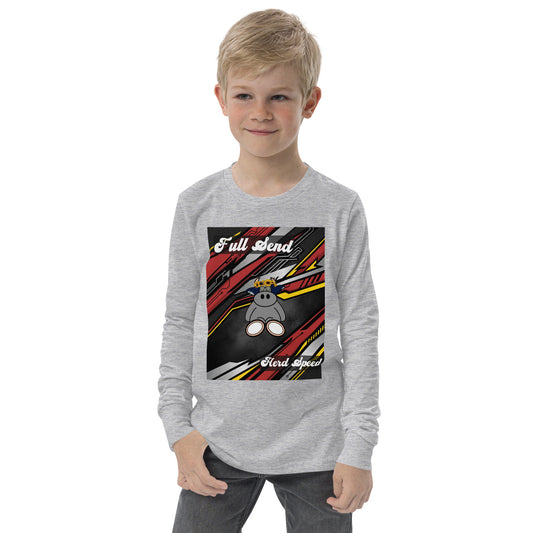 Pocket Cows Youth Long Sleeve Tee — Design 265