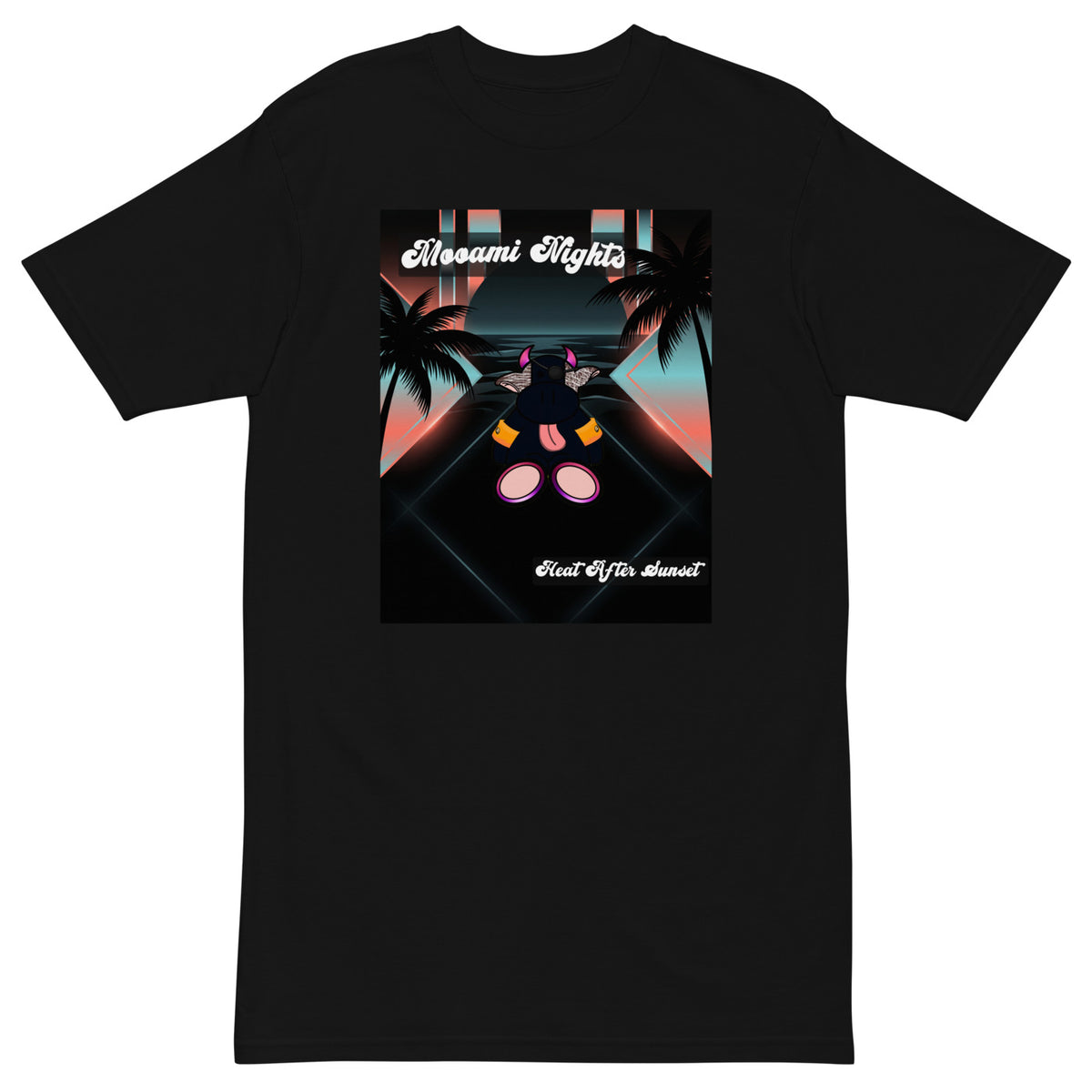 Pocket Cows Heavyweight Tee — Pasture Vice — Design 70 — alternate view