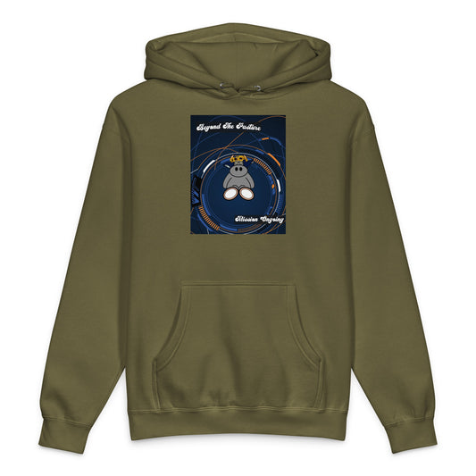 Pocket Cows Unisex Heavyweight Hooded Sweatshirt — Design 283