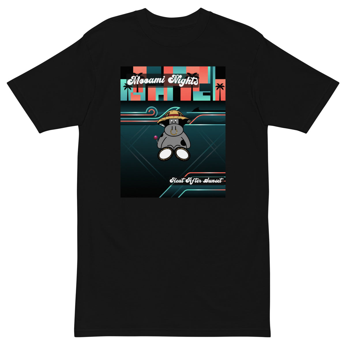 Pocket Cows Heavyweight Tee — Pasture Vice — Design 58 — alternate view