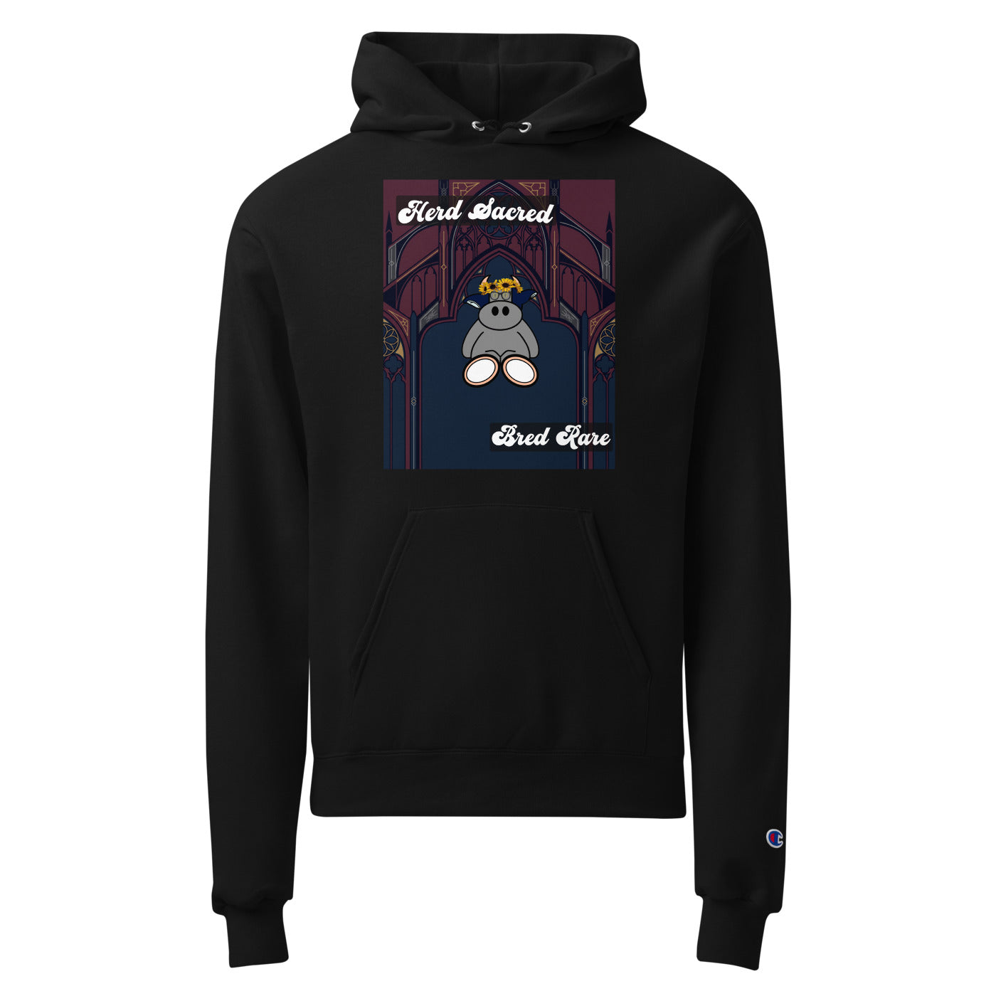 Pocket Cows Unisex Powerblend Hoodie — Design 271
