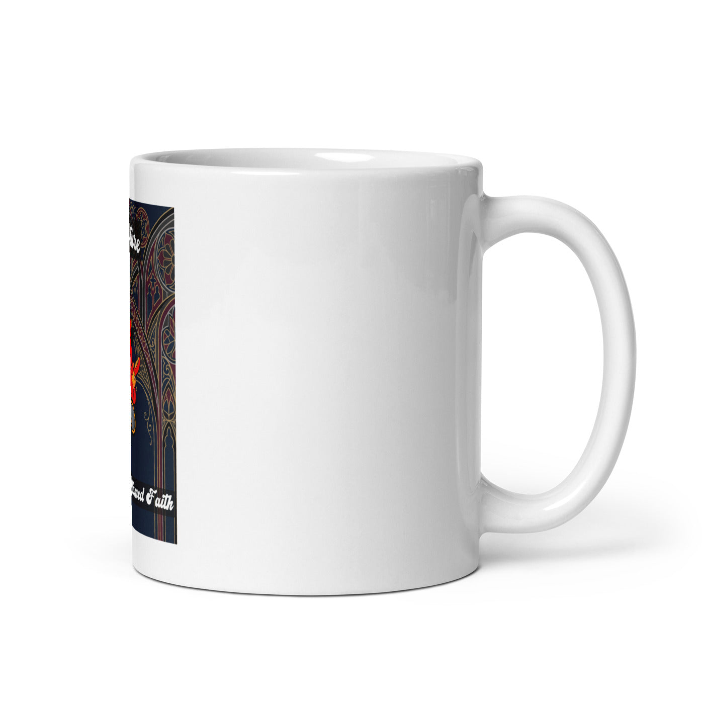 Pocket Cows White Glossy Mug — Sacred Herd — Design 270