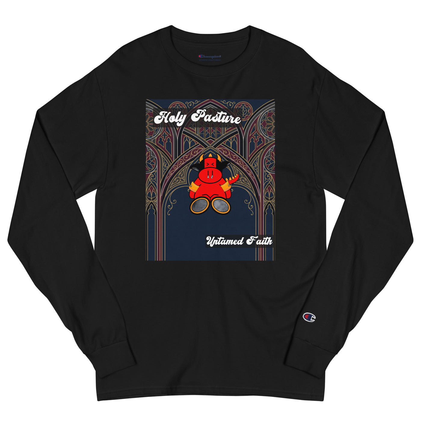 Pocket Cows Men’s Long Sleeve T-Shirt — Design 270