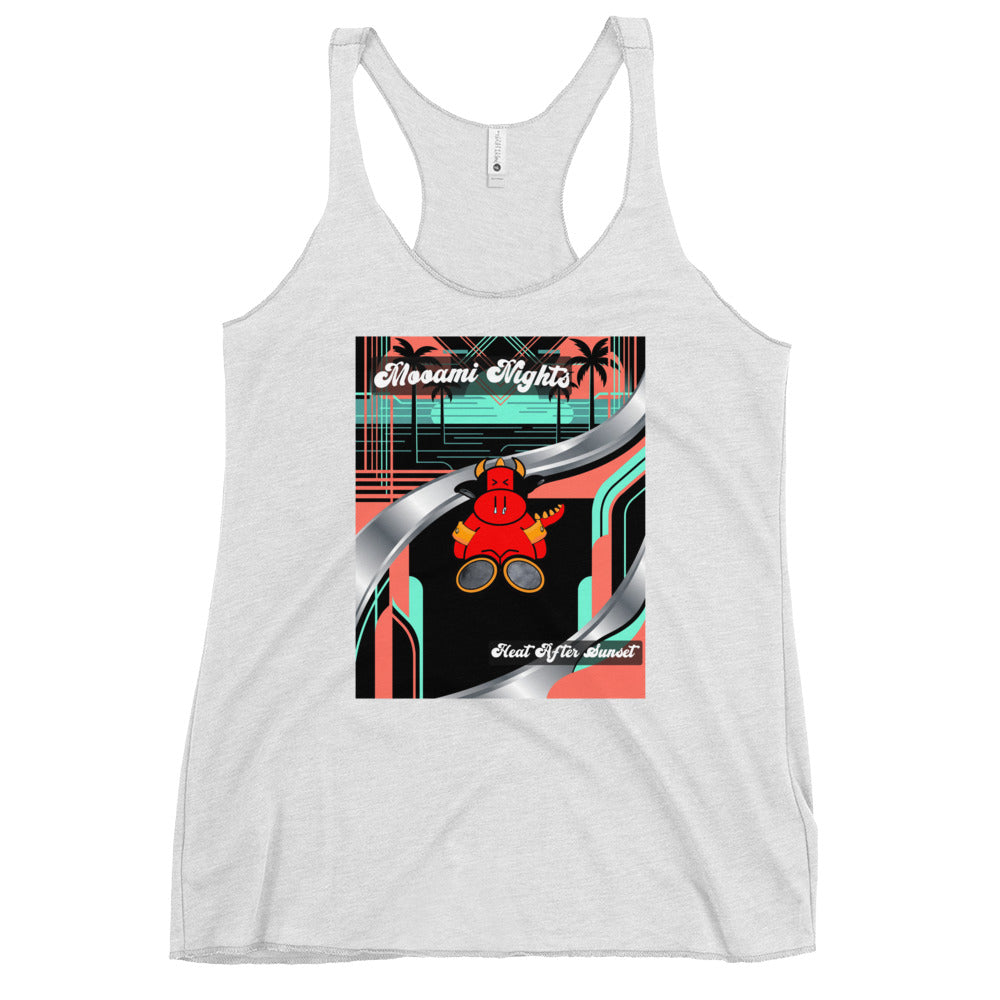 Pocket Cows Women's Racerback Tank Top — Design 272