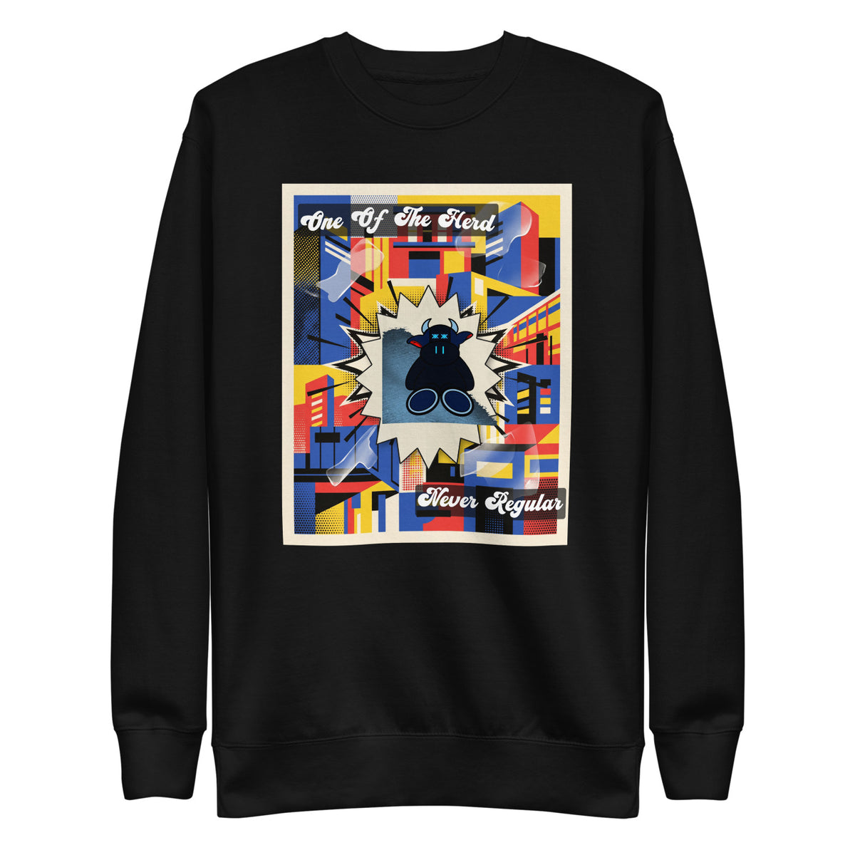 Pocket Cows Crewneck — Certified Rare — Design 13