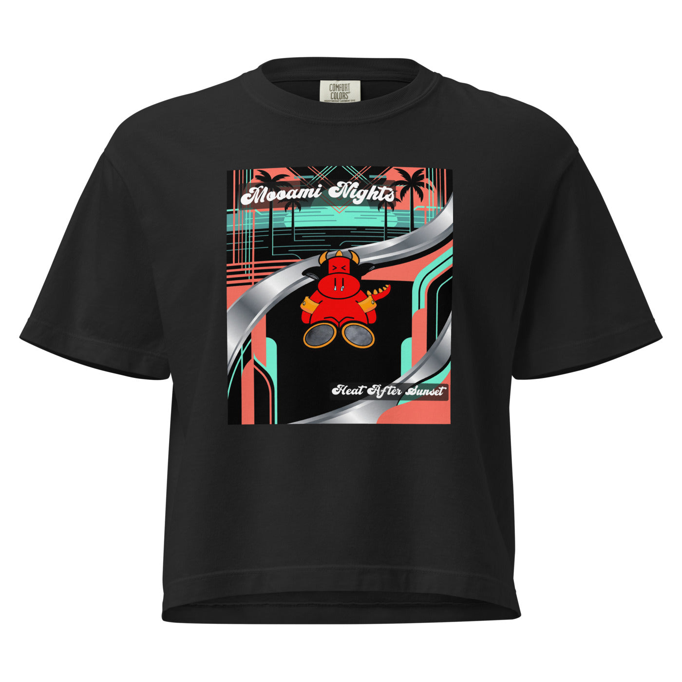 Pocket Cows Women's Heavyweight Boxy T-Shirt — Design 272