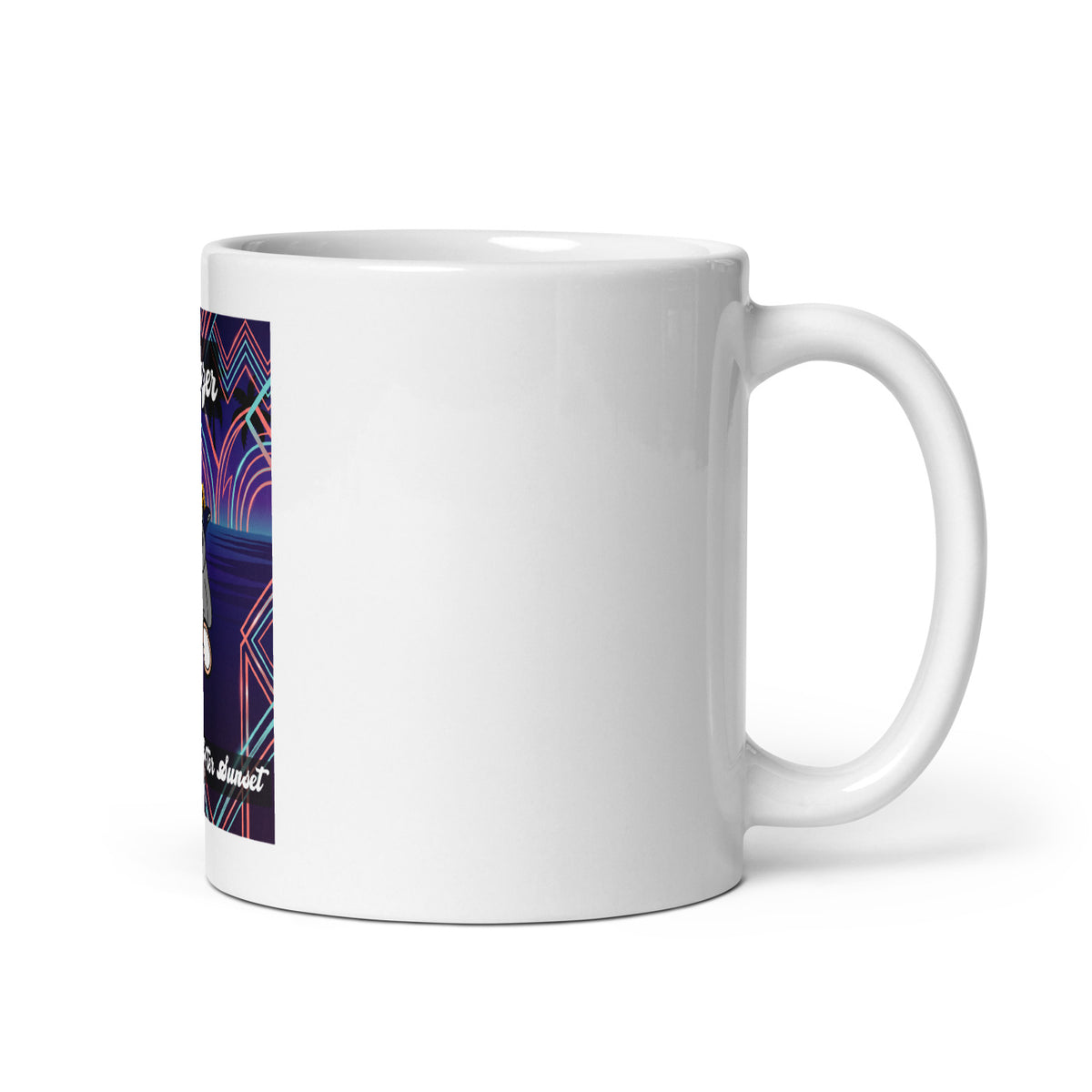 Pocket Cows White Glossy Mug — Pasture Vice — Design 279