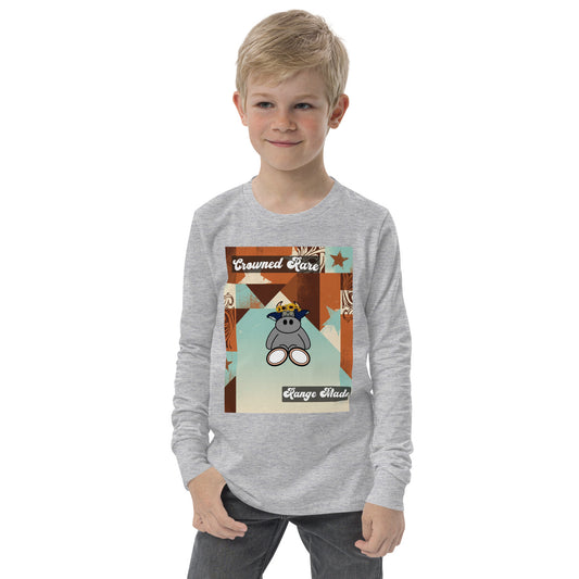 Pocket Cows Youth Long Sleeve Tee — Design 260