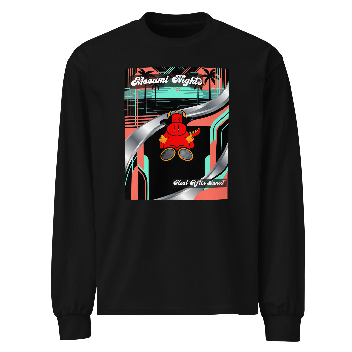 Pocket Cows Unisex Heavyweight Long Sleeve Shirt — Design 272