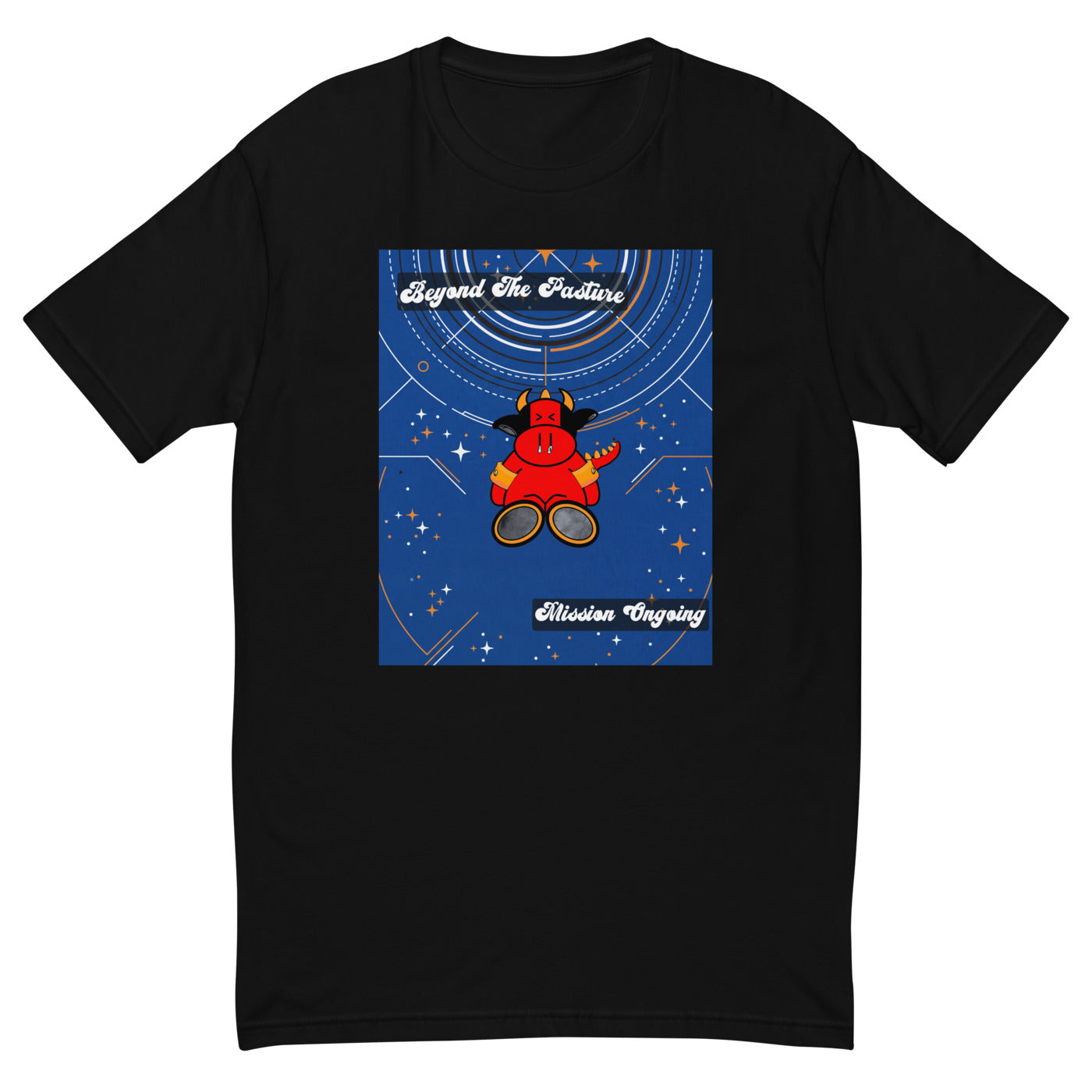 Pocket Cows Men's Fitted T-Shirt — Design 278