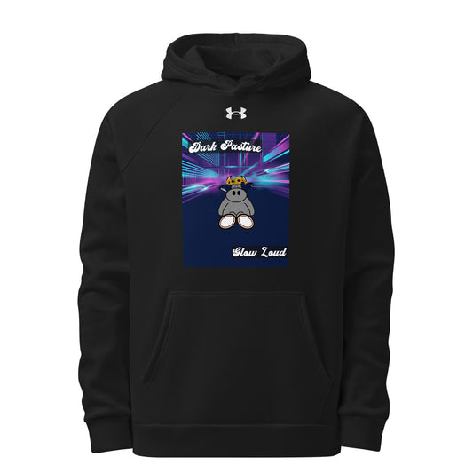 Pocket Cows Men’s Under Armour Rival Fleece Hoodie — Design 255