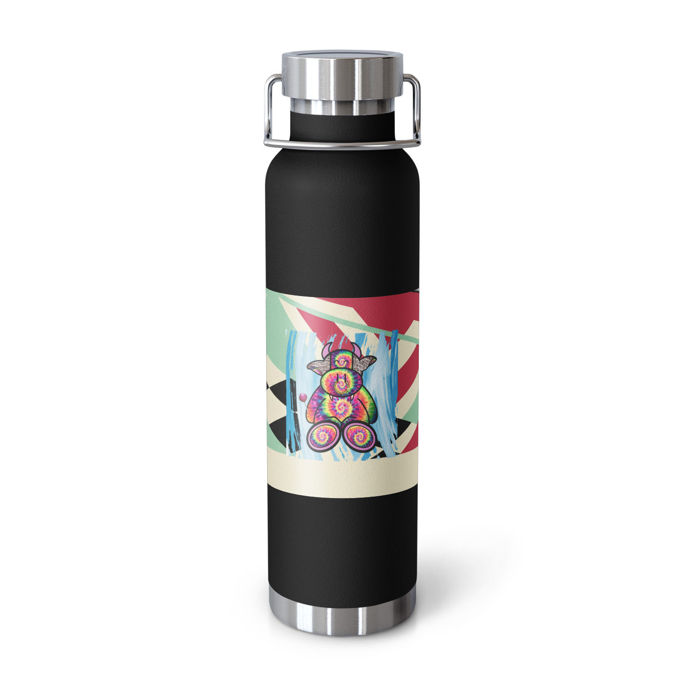 Pocket Cows Copper Vacuum Insulated Bottle (22oz) — Always Fresh — Design 716