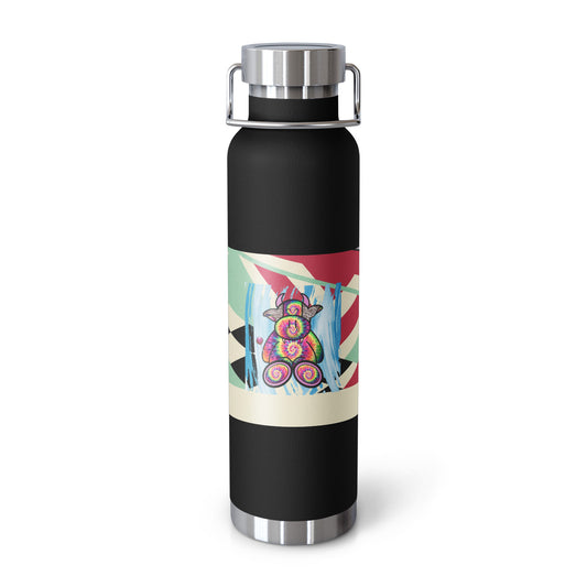 Pocket Cows Copper Vacuum Insulated Bottle (22oz) — Always Fresh — Design 716