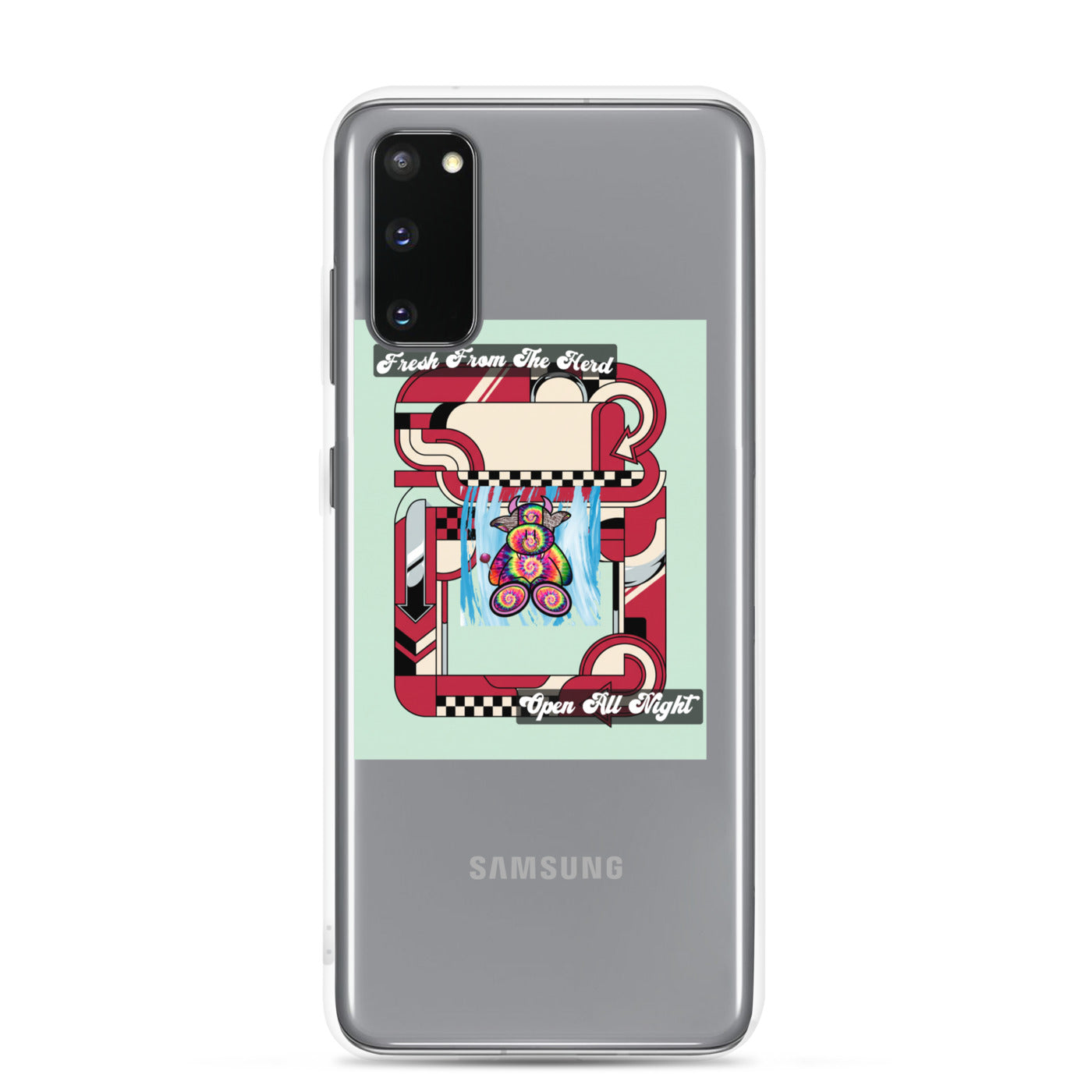 Pocket Cows Clear Case for Samsung® — Always Fresh — Design 713