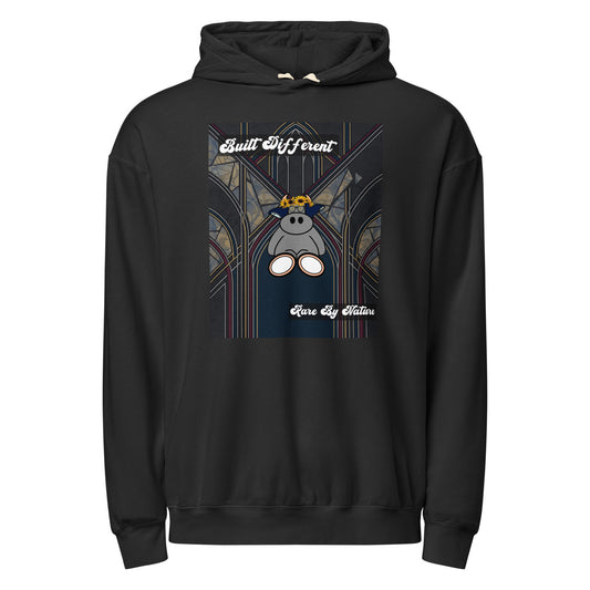 Pocket Cows Unisex Garment-Dyed Lightweight Fleece Hooded Sweatshirt I Comfort Colors — Sacred Herd — Design 269