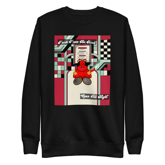 Pocket Cows Crewneck — Always Fresh — Design 296