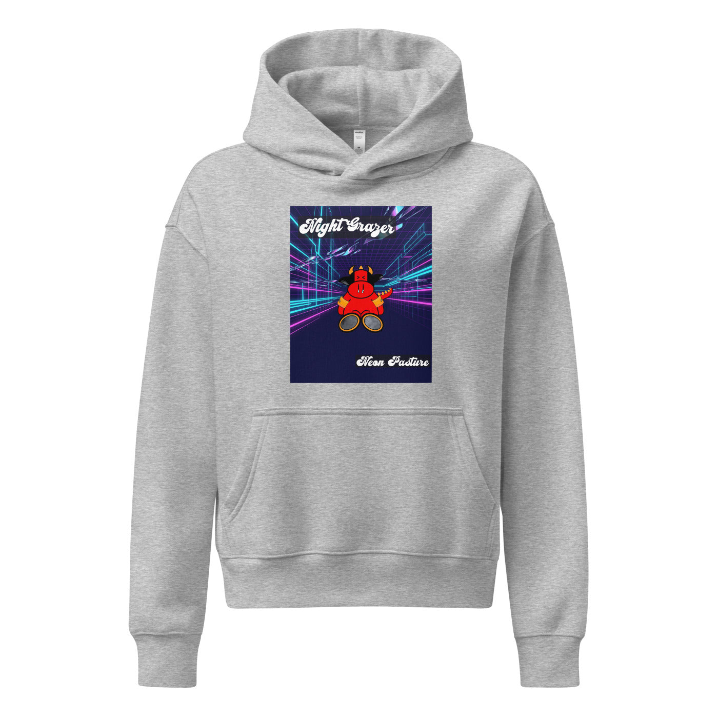 Pocket Cows Women's Relax Hoodie — Design 250