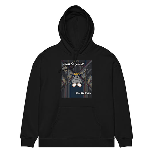 Pocket Cows Unisex Organic Relaxed Slammer 2.0 Hoodie — Design 269