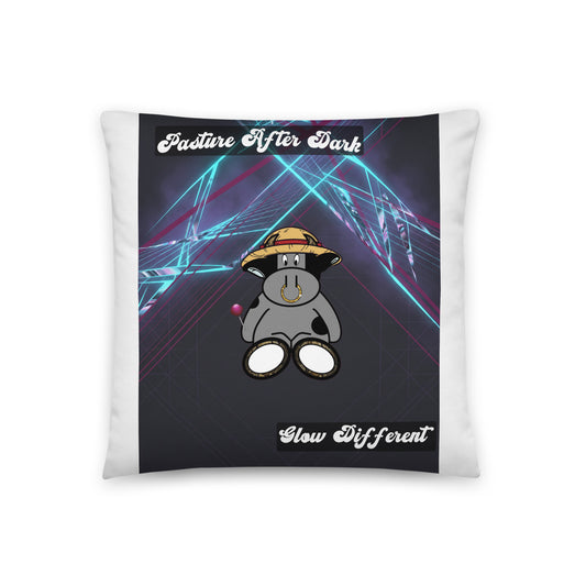 Pocket Cows All-Over Print Pillow — After Hours — Design 318