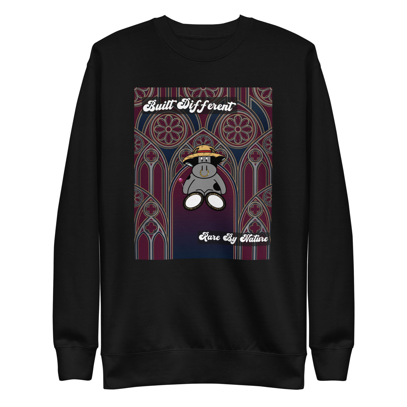 Pocket Cows Crewneck — Sacred Herd — Design 57