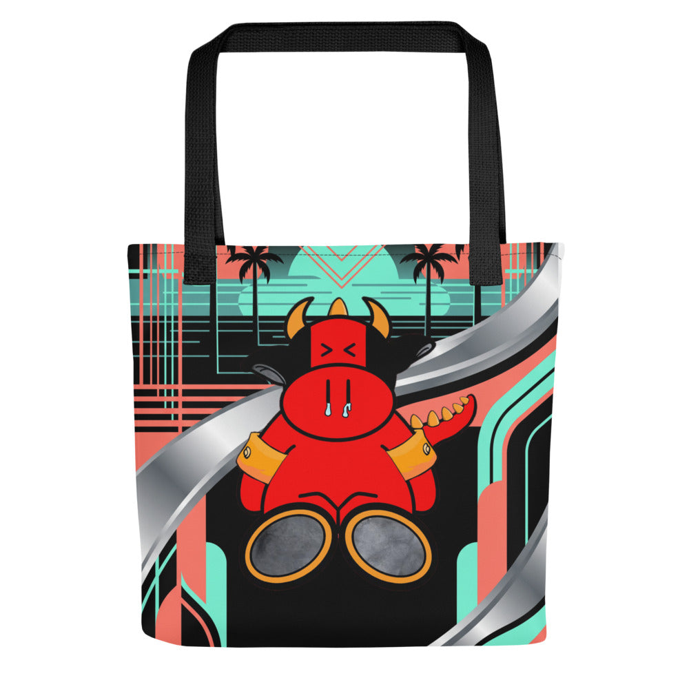 Pocket Cows All-Over Print Tote Bag — Pasture Vice — Design 272