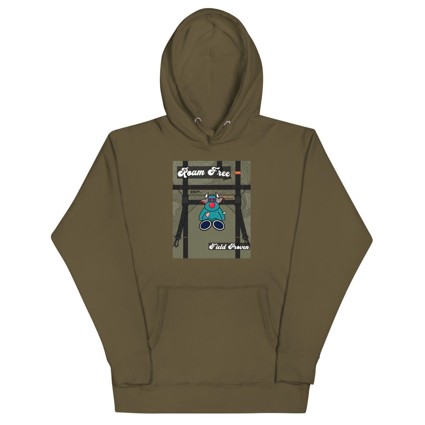 Pocket Cows Hoodie — Built To Roam — Design 809