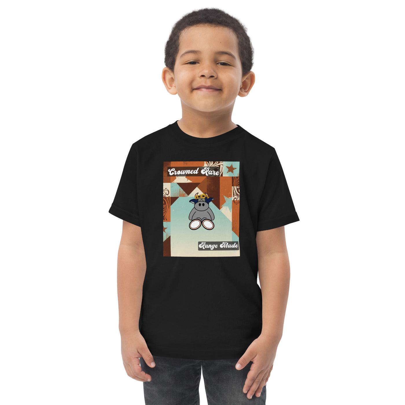 Pocket Cows Toddler Jersey T-Shirt — Design 260