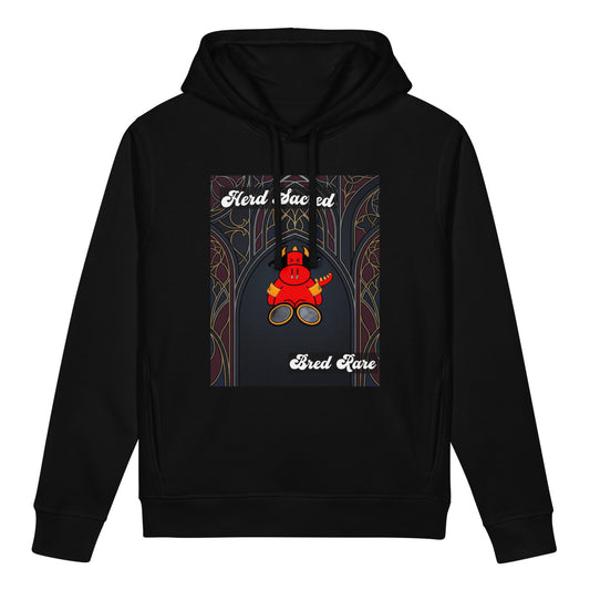 Pocket Cows Unisex Organic Side Pocket Sounder Hoodie — Design 267