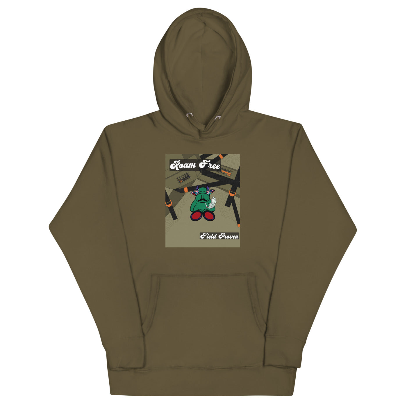 Pocket Cows Hoodie — Built To Roam — Design 736