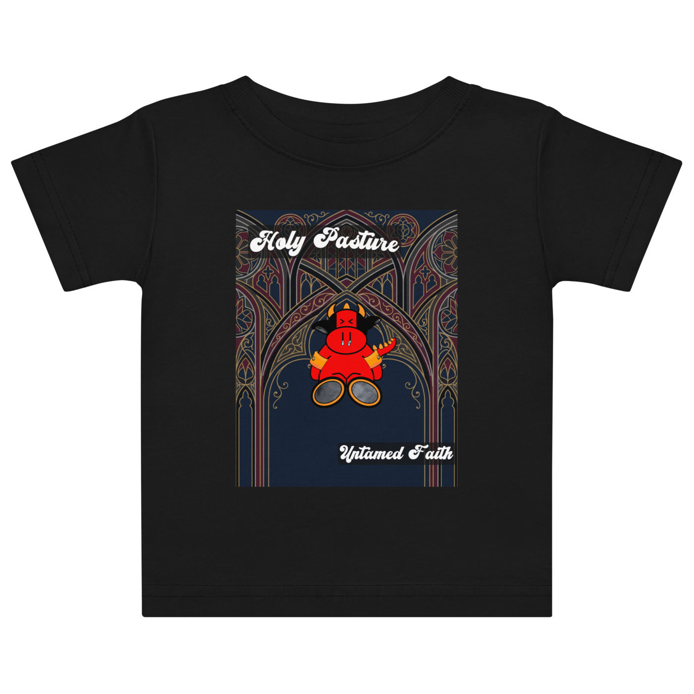 Pocket Cows Baby Jersey T-Shirt — Design 270