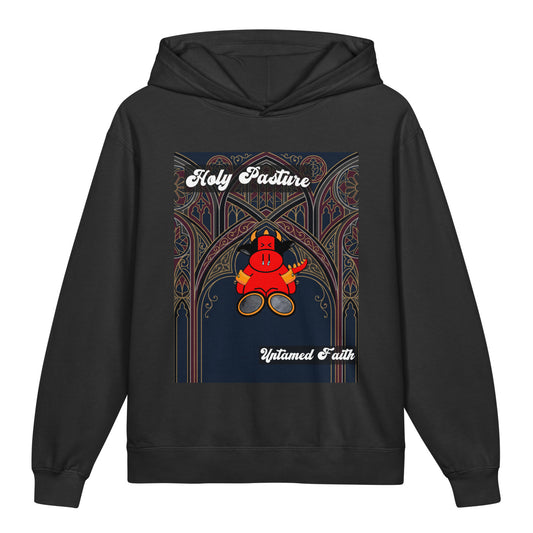 Pocket Cows Youth Garment-Dyed Lightweight Hooded Sweatshirt — Design 270