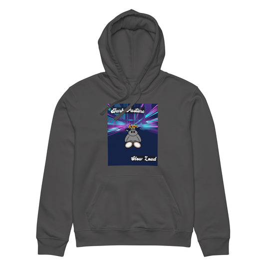 Pocket Cows Unisex Organic Mid-Weight Drummer 2.0 Hoodie — Design 255