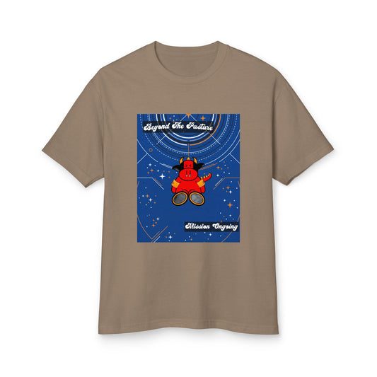 Pocket Cows Unisex Garment-Dyed Heavyweight Cotton Tee — Design 278