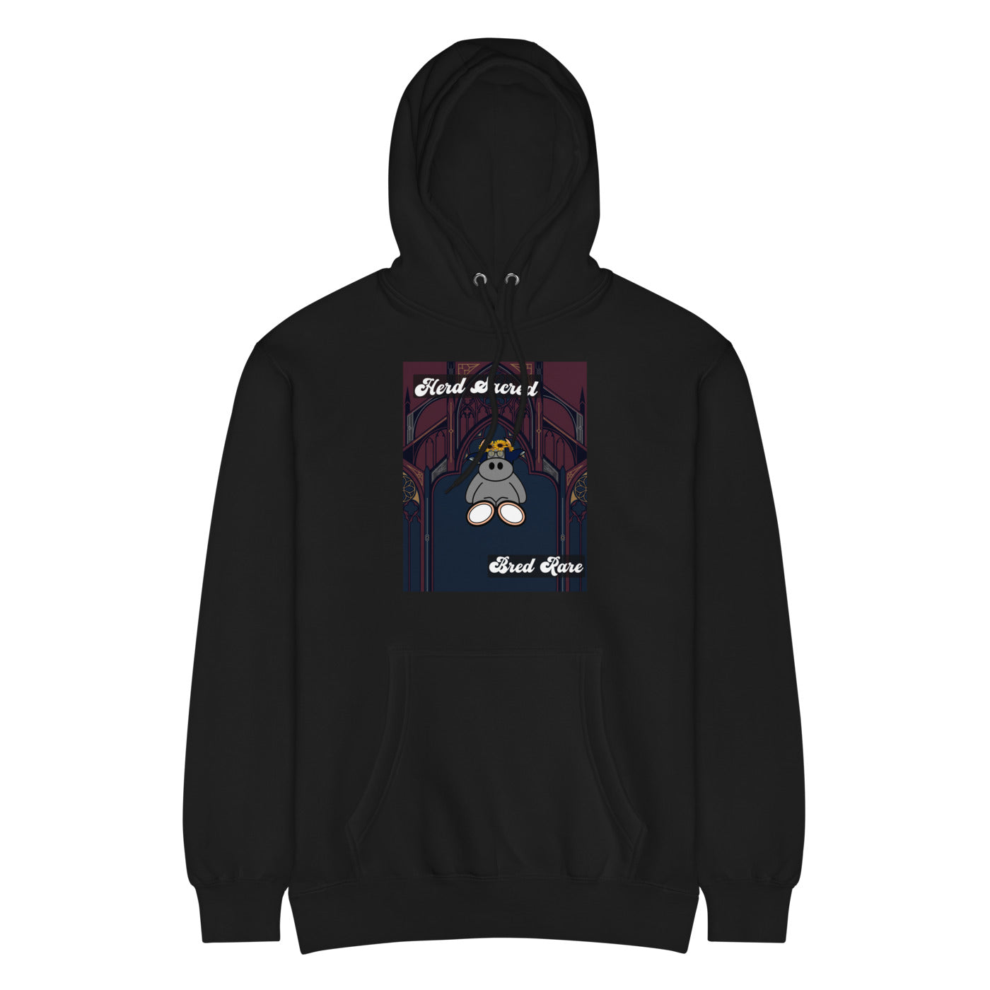 Pocket Cows Unisex Mid-Weight Hoodie — Design 271